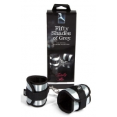 Серо-черные наручники Totally His - Fifty Shades of Grey - купить с доставкой в Тамбове