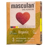 Экологически чистые презервативы Masculan Organic - 3 шт. - Masculan - купить с доставкой в Тамбове
