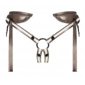 Бронзовый пояс для насадок Desirous Harness - Strap-on-me - купить с доставкой в Тамбове