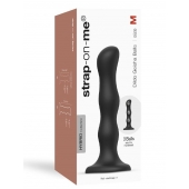 Черная насадка Strap-On-Me Dildo Geisha Balls size M - Strap-on-me купить в Тамбове с доставкой в Orgasmix.ru Черная насадка Strap-On-Me Dildo Geisha Balls size M - Strap-on-me - купить с доставкой в Тамбове
