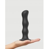 Черная насадка Strap-On-Me Dildo Geisha Balls size XL - Strap-on-me - купить с доставкой в Тамбове