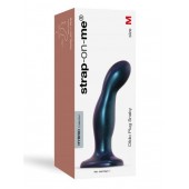 Темно-синяя насадка Strap-On-Me Dildo Plug Snaky size M - Strap-on-me - купить с доставкой в Тамбове