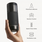 Черный мастурбатор с контролем всасывания Arcwave Pow Stroker - Arcwave - в Тамбове купить с доставкой