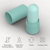 Мятный двусторонний мастурбатор Arcwave Ghost Pocket Stroker - Arcwave - в Тамбове купить с доставкой