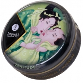 Массажная свеча Exotic Green Tea с ароматом зелёного чая - 30 мл. - Shunga - купить с доставкой в Тамбове