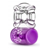 Фиолетовое эрекционное виброкольцо Pleaser Rechargeable C-Ring - Blush Novelties - в Тамбове купить с доставкой