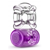 Фиолетовое эрекционное виброкольцо One Night Stand Vibrating C-Ring - Blush Novelties - в Тамбове купить с доставкой
