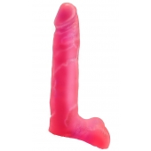 Розовая насадка-фаллос для трусиков Harness - 16,5 см. - LOVETOY (А-Полимер) - купить с доставкой в Тамбове
