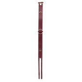 Бордовый ремень Halo Waist Belt - размер L-XL - Shots Media BV - купить с доставкой в Тамбове