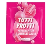 Пробник гель-смазки Tutti-frutti со вкусом бабл-гам - 4 гр. - Биоритм - купить с доставкой в Тамбове