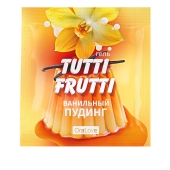 Пробник гель-смазки Tutti-frutti со вкусом ванильного пудинга - 4 гр. - Биоритм - купить с доставкой в Тамбове