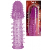 Фиолетовая насадка, удлиняющая половой член - 13,5 см. - Toyfa Basic - в Тамбове купить с доставкой Фиолетовая насадка, удлиняющая половой член - 13,5 см. - Toyfa Basic - в Тамбове купить с доставкой