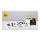 Презервативы Sagami Original 0.02 L-size увеличенного размера - 5 шт. - Sagami - купить с доставкой в Тамбове