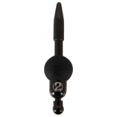 Черный уретральный вибростимулятор Vibrating Penis Plug - Orion - купить с доставкой в Тамбове