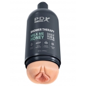 Телесный мастурбатор-вагина Shower Therapy Milk Me Honey - Pipedream - в Тамбове купить с доставкой