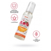 Съедобная гель-смазка Yovee «Двойной соблазн» с Д-пантенолом и вкусом клубники и дыни - 100 мл. - ToyFa - купить с доставкой в Тамбове
