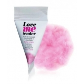 Съедобное согревающее массажное масло Love Me Tender Cotton Candy с ароматом сладкой ваты - 10 мл. - Love to Love - купить с доставкой в Тамбове