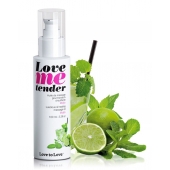 Съедобное согревающее массажное масло Love Me Tender Mojito с ароматом мохито - 100 мл. - Love to Love - купить с доставкой в Тамбове