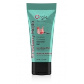 Съедобный интимный гель Orgie Lube Tube Cocktail Strawberry Mojito - 50 мл. - ORGIE - купить с доставкой в Тамбове