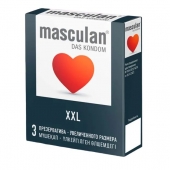 Презервативы увеличенного размера Masculan XXL - 3 шт. - Masculan - купить с доставкой в Тамбове