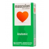 Презервативы анатомической формы Masculan Anatomic - 10 шт. - Masculan - купить с доставкой в Тамбове