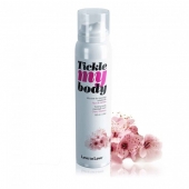 Массажная хрустящая пенка Tickle My Body Cherry Blossom с ароматом вишневого цвета - 150 мл. - Love to Love - купить с доставкой в Тамбове