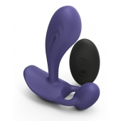 Темно-синий вибромассажер Witty P G Vibrator with Remote Control - Love to Love - в Тамбове купить с доставкой