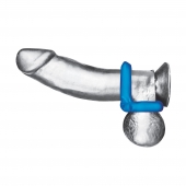 Комплект из 2 эрекционных колец-восьмерок 2-Pack Duo Cock And Ball Stamina Enhancement Ring - BlueLine - в Тамбове купить с доставкой