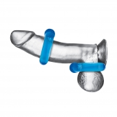 Комплект из двух колец для пениса 2-Pack Ultra-Stretch Stamina Endurance Ring - BlueLine - в Тамбове купить с доставкой