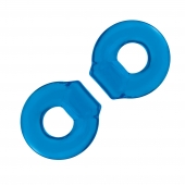 Комплект из двух колец для пениса 2-Pack Ultra-Stretch Stamina Endurance Ring - BlueLine - в Тамбове купить с доставкой