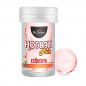Лубрикант на масляной основе Hot Ball Plus с разогревающим эффектом (2 шарика по 3 гр.) - HotFlowers - купить с доставкой в Тамбове