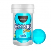Лубрикант на масляной основе Hot Ball Plus с охлаждающим эффектом (2 шарика по 3 гр.) - HotFlowers - купить с доставкой в Тамбове