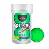 Лубрикант на силиконовой основе Hot Ball Plus с покалывающим эффектом (2 шарика по 3 гр.) - HotFlowers - купить с доставкой в Тамбове