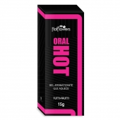 Гель для оральных ласк Oral Hot с согревающим эффектом - 15 гр. - HotFlowers - купить с доставкой в Тамбове