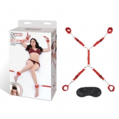 Красная фиксация на матрас Classic Bedspreader - Lux Fetish - купить с доставкой в Тамбове