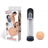 Автоматическая вакуумная помпа-мастурбатор Blowjob Auto Sucker Penis Enlarger Pump - Lux Fetish - в Тамбове купить с доставкой