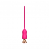 Розовый тонкий стимулятор Nipple Vibrator - 23 см. - I-MOON - купить с доставкой в Тамбове