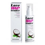 Съедобное согревающее массажное масло Love Me Tender Cocos с ароматом кокоса - 100 мл. - Love to Love - купить с доставкой в Тамбове