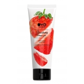 Лубрикант на водной основе OYO Aroma Gel Strawberry с ароматом клубники - 75 мл. - OYO - купить с доставкой в Тамбове