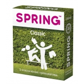 Классические презервативы SPRING CLASSIC - 3 шт. - SPRING - купить с доставкой в Тамбове