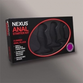 Набор из 3 массажеров простаты чёрного цвета NEXUS ANAL STARTER KIT - Nexus Range - в Тамбове купить с доставкой