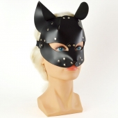 Черная кржаная маска Pussy - Sitabella - купить с доставкой в Тамбове