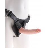 Страпон на виниловых трусиках Strap-on Harness Cock - 17,8 см. - Pipedream - купить с доставкой в Тамбове