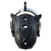 Черный замок верности Extreme Silicone Cock Blocker - Pipedream - купить с доставкой в Тамбове