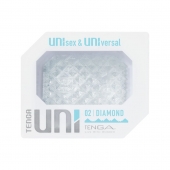 Прозрачный мастурбатор-стимулятор Tenga Uni Diamond - Tenga - в Тамбове купить с доставкой