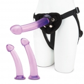 Тренировочный набор с тремя насадками Pegging Training Set - Lux Fetish - купить с доставкой в Тамбове