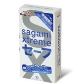 Презервативы Sagami Xtreme Ultrasafe с двойным количеством смазки - 10 шт. - Sagami - купить с доставкой в Тамбове