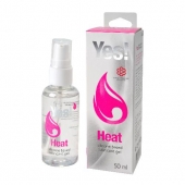 Возбуждающая силиконовая вагинальная смазка Yes Heat - 50 мл. - Sitabella - купить с доставкой в Тамбове