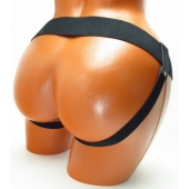 Трусики для страпона коричневого цвета - БДСМ Арсенал - купить с доставкой в Тамбове