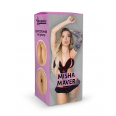 Двусторонний мастурбатор Misha Maver - 22 см. - ФлешНаш - в Тамбове купить с доставкой